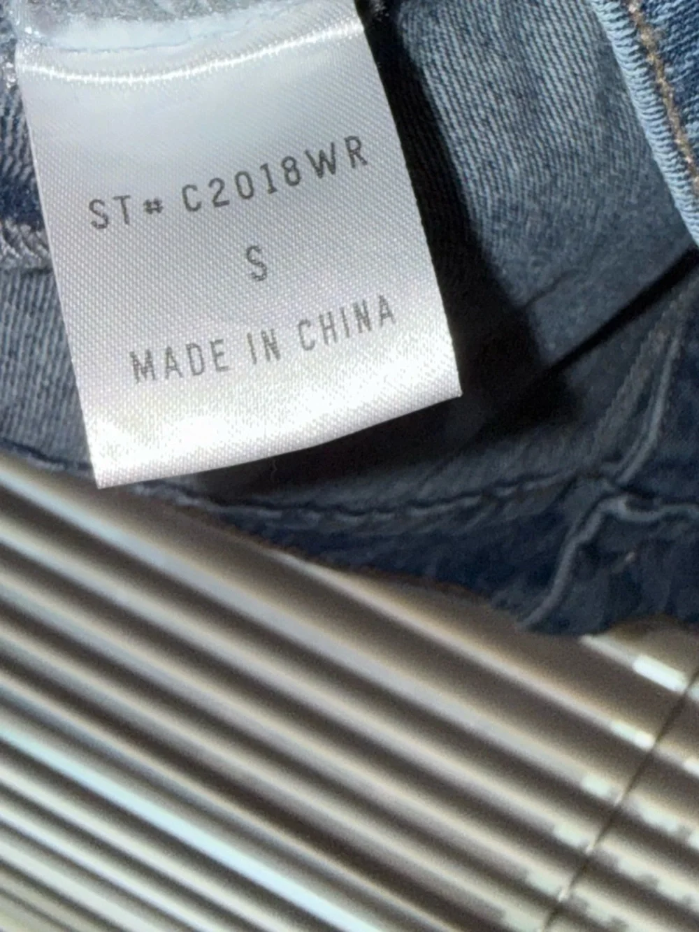 Windsor Blue Denim Jacket with Front Fringe - Picture 8 of 10